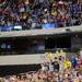 Michigan fans hold up a "Go Blue" sign in the crowd during the second half at Cowboys Stadium in Arlington, Texas on March 29, 2013. Melanie Maxwell I AnnArbor.com